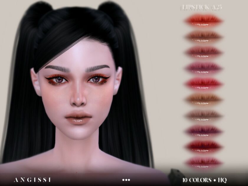 Lipstick-A25 By Angissi Sims 4 CC