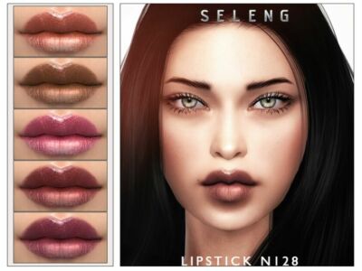 Lipstick N128 By Seleng Sims 4 CC