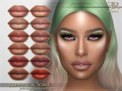 Lipstick N303 By Fashionroyaltysims Sims 4 CC