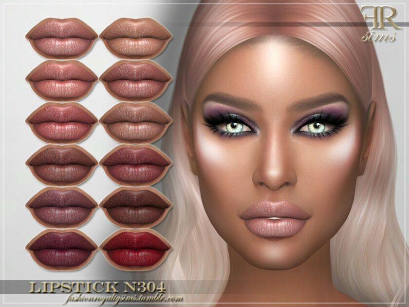 Lipstick N304 By Fashionroyaltysims Sims 4 CC