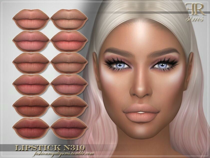 Lipstick N310 By Fashionroyaltysims Sims 4 CC