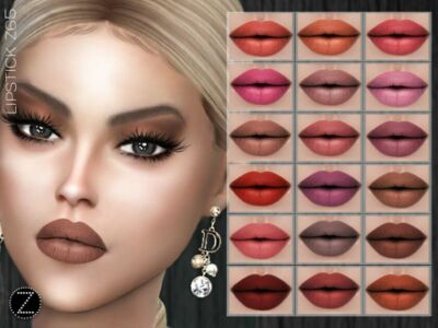 Lipstick Z65 By Zenx Sims 4 CC