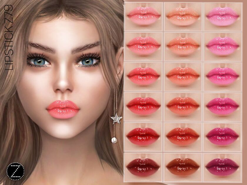 Lipstick Z79 By Zenx Sims 4 CC