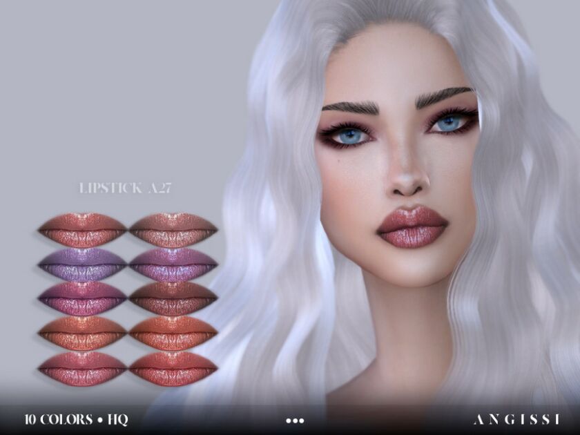 Lipstick_A27 By Angissi Sims 4 CC