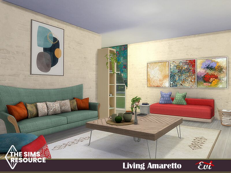 sims 4 cc living amaretto tsr only cc by evi 2