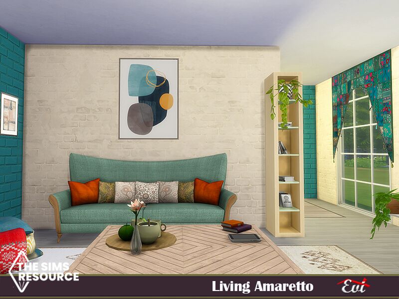 sims 4 cc living amaretto tsr only cc by evi 5