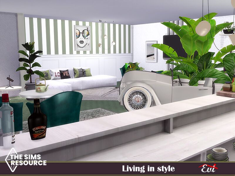 sims 4 cc living in style by evi 3