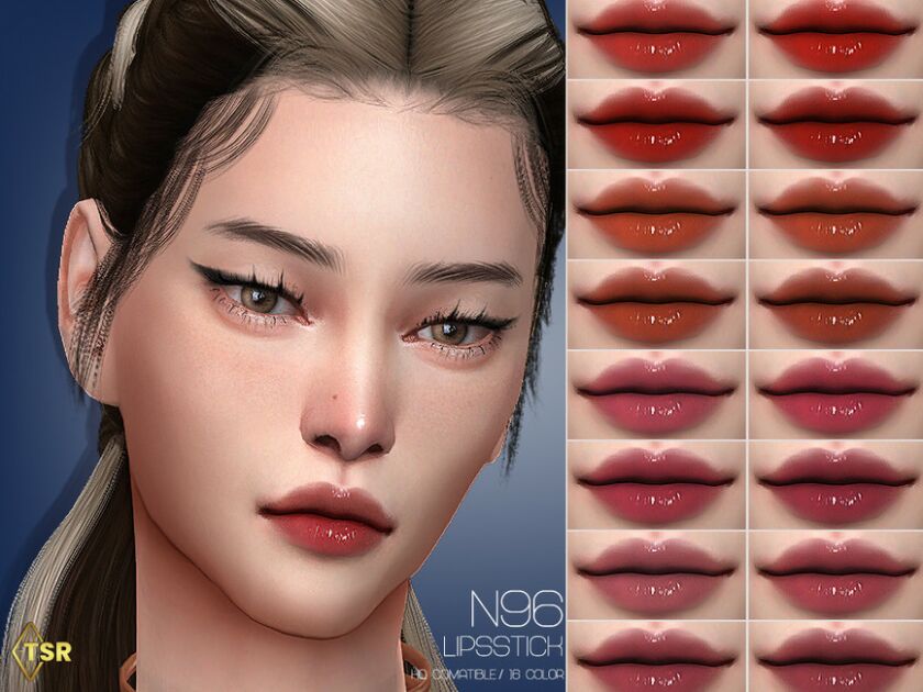 Lmcs N96 Lipstick (HQ) By Lisaminicatsims Sims 4 CC