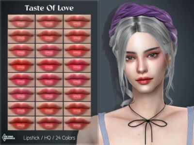 Lmcs Taste Of Love Lipstick (HQ) By Lisaminicatsims Sims 4 CC