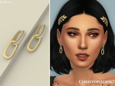 Lola Earrings / Christopher067 Sims 4 CC