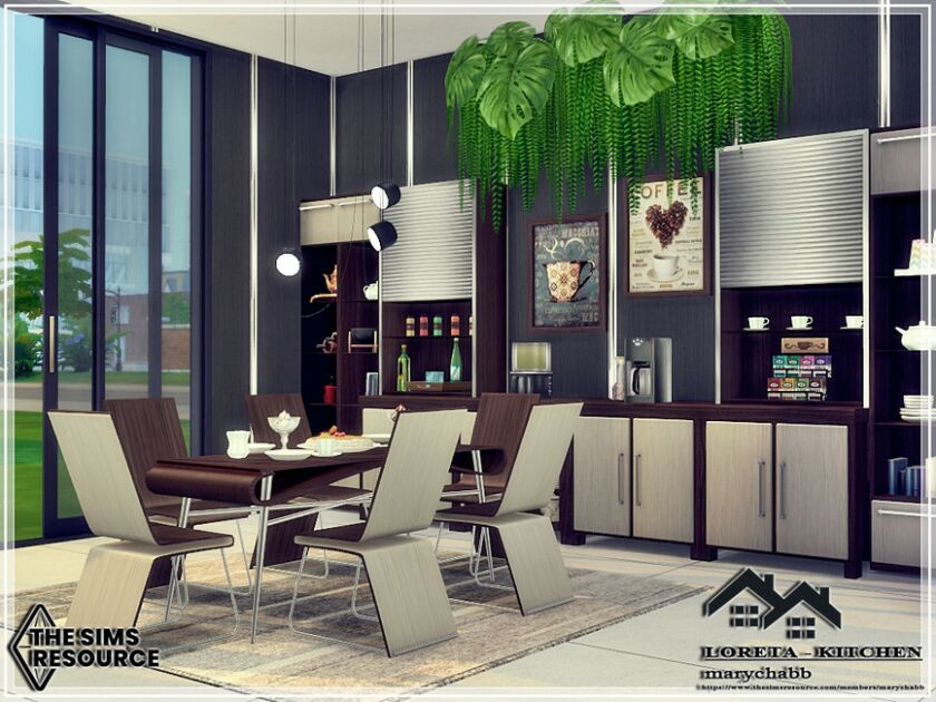 sims 4 cc loreta kitchen by marychabb 4