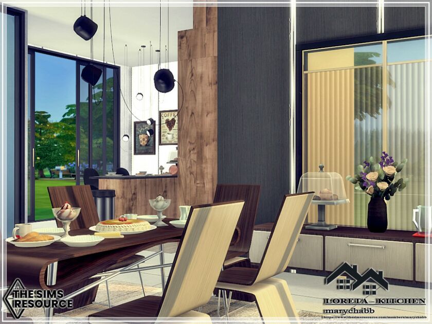 sims 4 cc loreta kitchen by marychabb 5