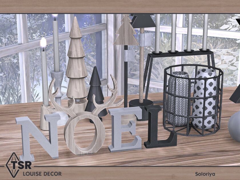 sims 4 cc louise decor by soloriya 2