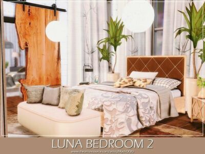 Luna Bedroom 2 By Mychqqq Sims 4 CC