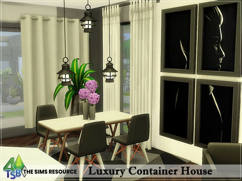 sims 4 cc luxury container house no cc by bozena 5