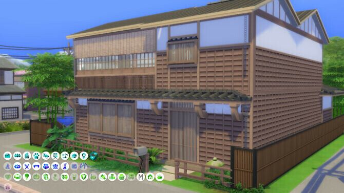 Machiya 5-3-1 Shinrinyoku Home Sims 4 CC