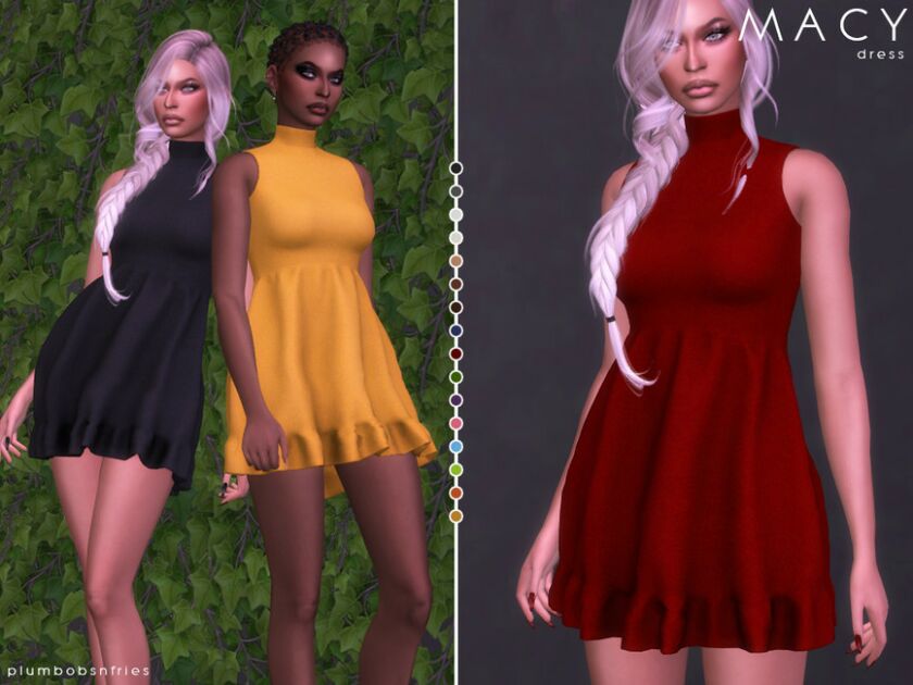 Macy | Dress Sims 4 CC