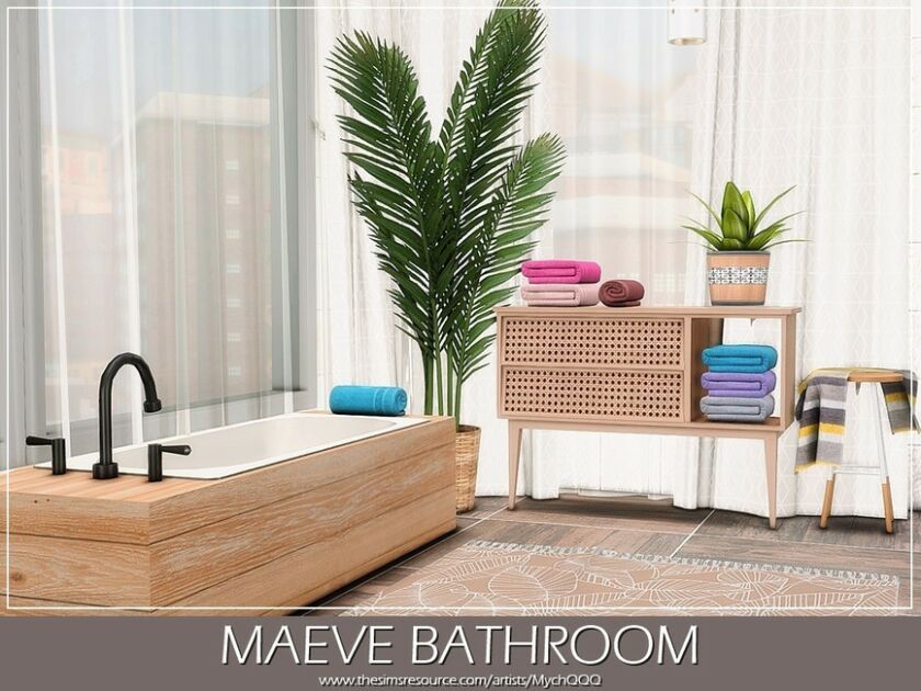 sims 4 cc maeve bathroom by mychqqq 2