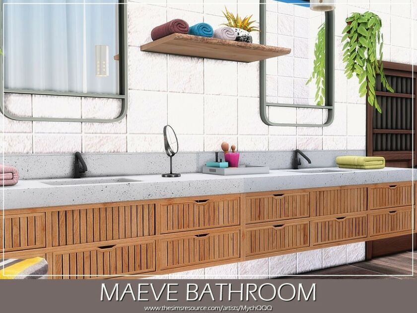 sims 4 cc maeve bathroom by mychqqq 3