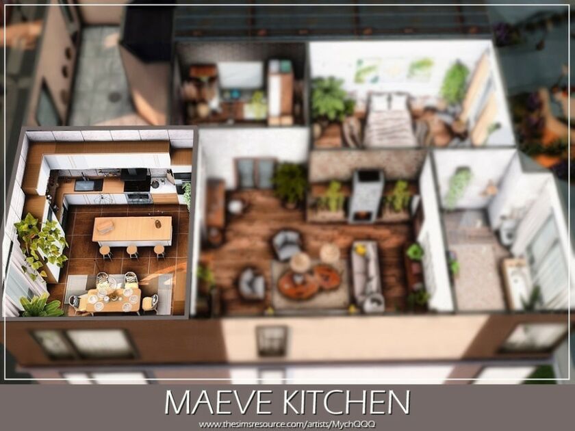 sims 4 cc maeve kitchen by mychqqq 7