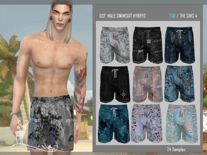 Male Swimwear Hybran By Dansimsfantasy Sims 4 CC