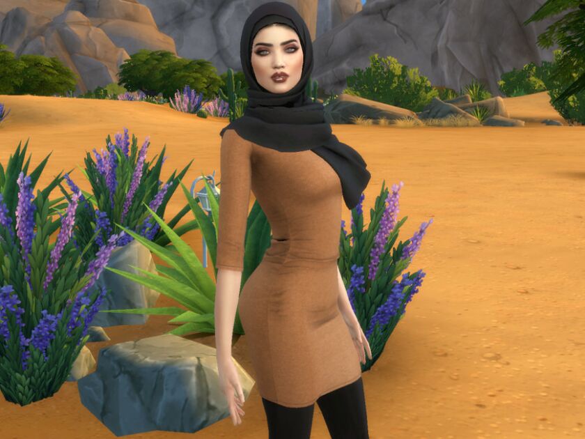 sims 4 cc malika farhat by divaka45 3