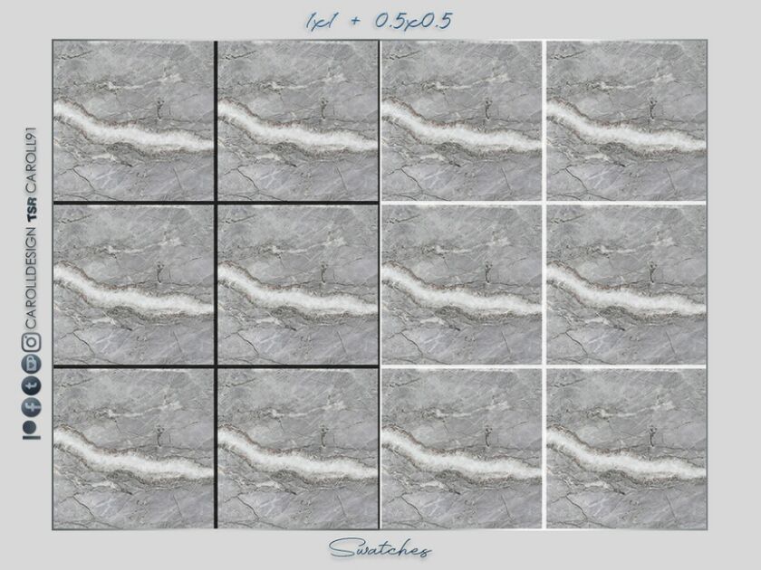 sims 4 cc marble tiles floor by caroll91 3