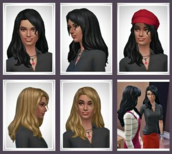 Marthe Hair Sims 4 CC