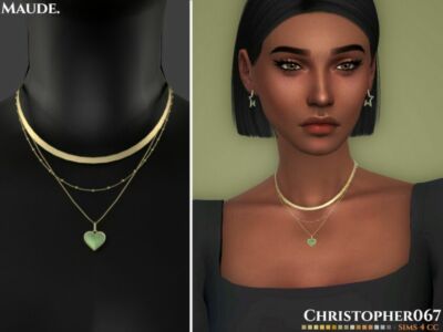 Maude Necklace / Christopher067 By Christopher067 Sims 4 CC