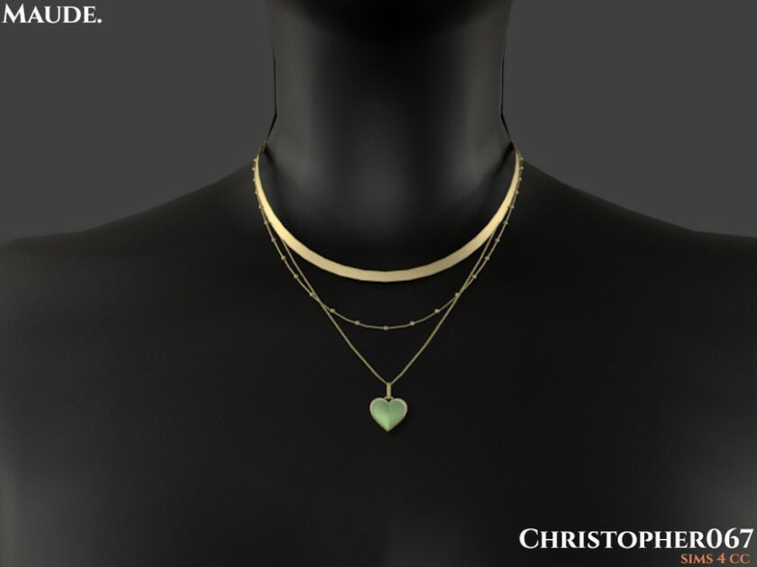 sims 4 cc maude necklace christopher067 by christopher067 3