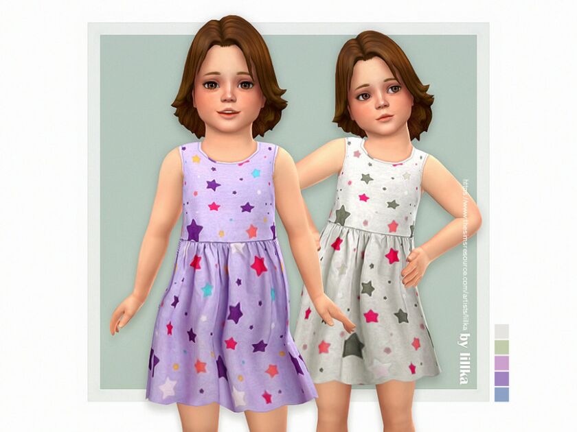 Maxima Dress By Lillka Sims 4 CC