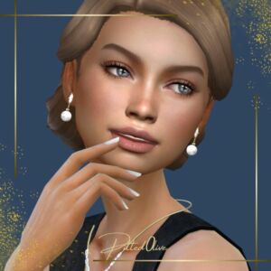 Melissa Pearl Earrings Sims 4 CC