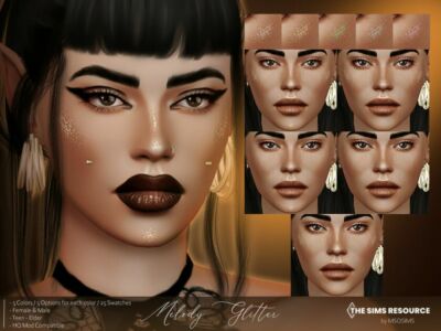 Melody Glitter By Msqsims Sims 4 CC