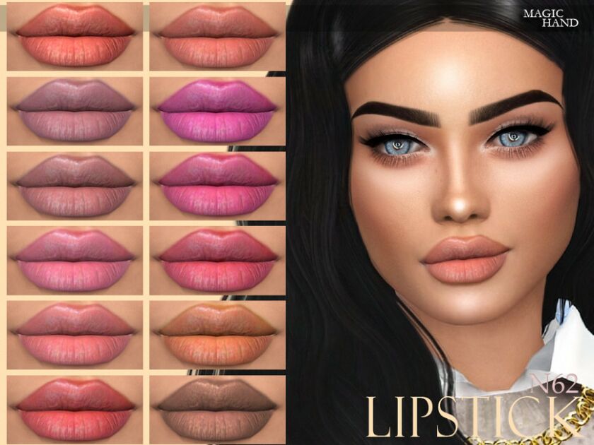 [MH] Lipstick N62 By Magichand Sims 4 CC