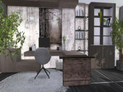 Milla Office By Suzz86 Sims 4 CC