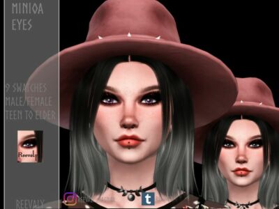 Minioa Eyes By Reevaly Sims 4 CC