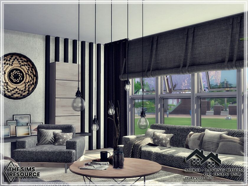 sims 4 cc miro living room cc only tsr by marychabb 2