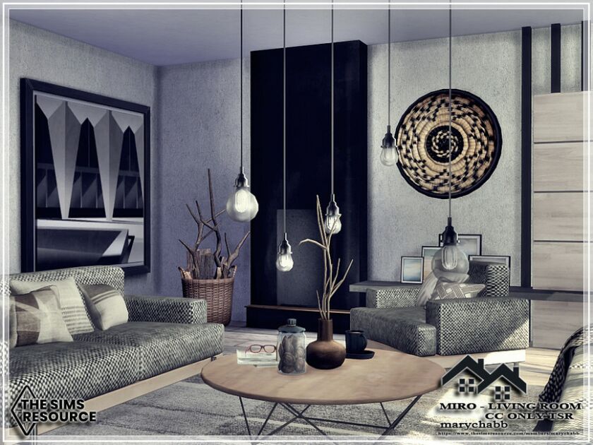 sims 4 cc miro living room cc only tsr by marychabb 3