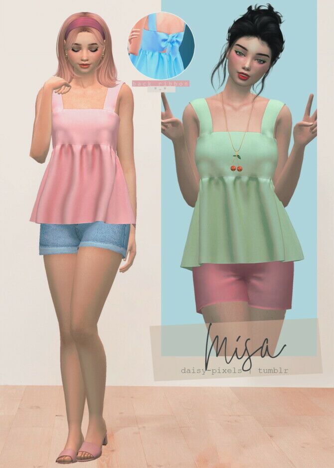 Misa TOP Sims 4 CC