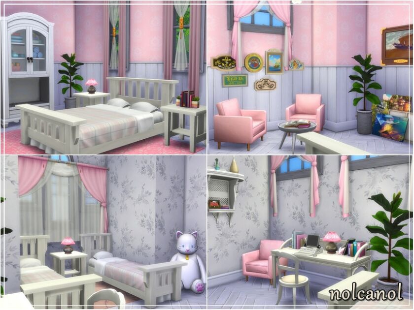 sims 4 cc miss pink no cc by nolcanol 7