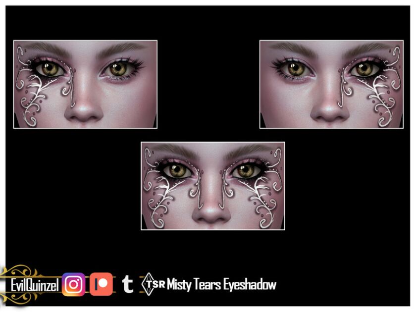 sims 4 cc misty tears eyeshadow by evilquinzel 2