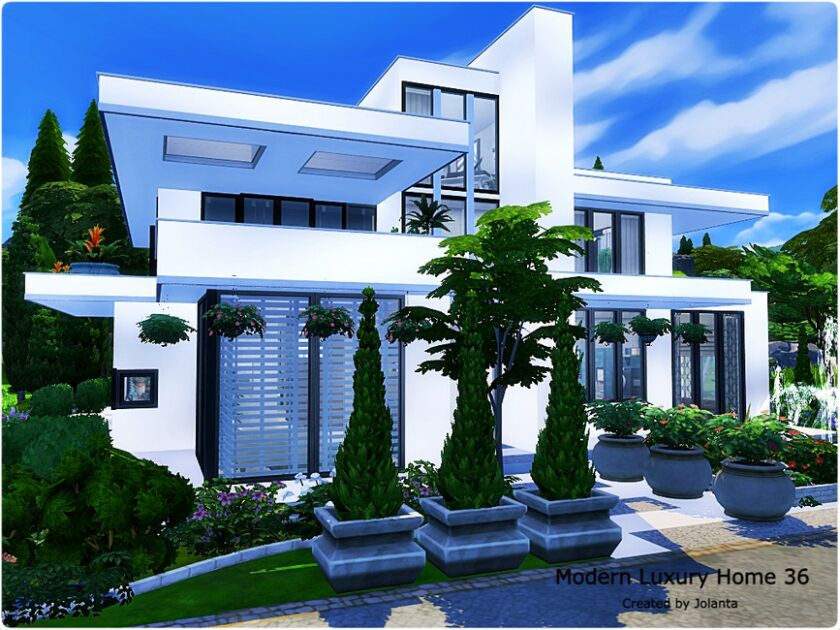 Modern Luxury Home 36 By Jolanta Sims 4 CC