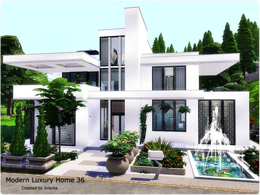 sims 4 cc modern luxury home 36 by jolanta 2