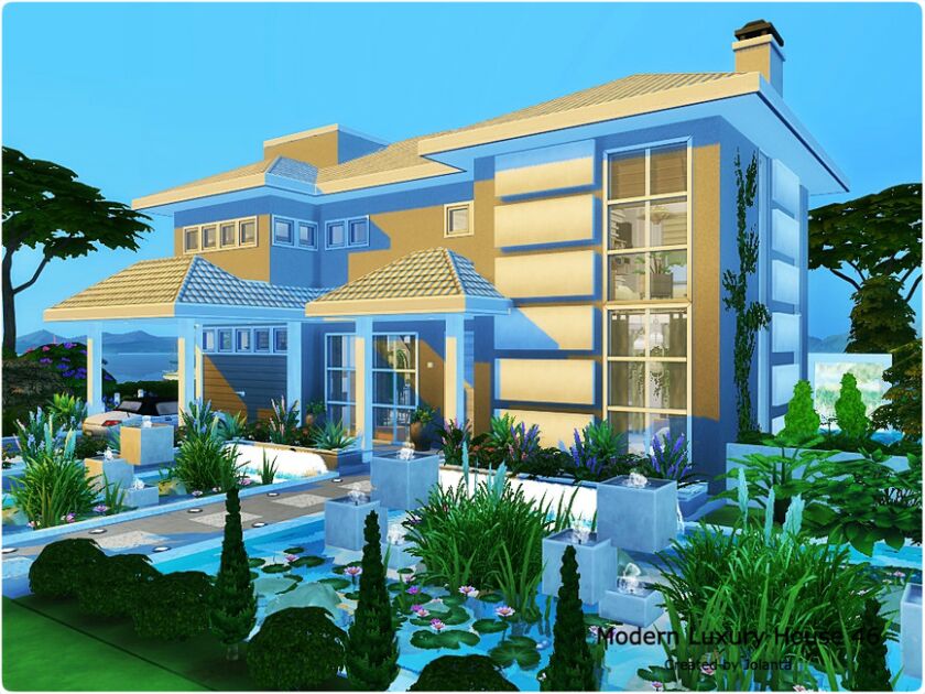 Modern Luxury House 46 Sims 4 CC