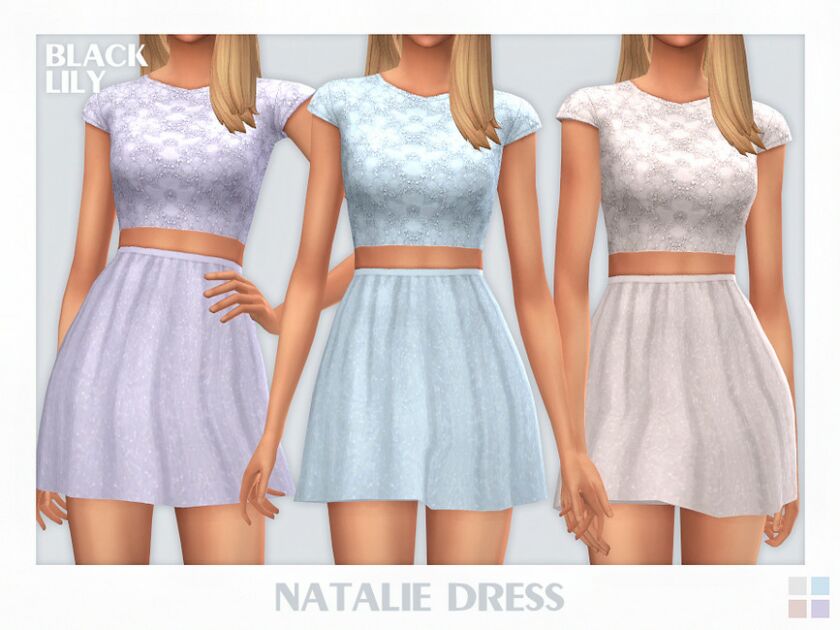 Natalie Dress Sims 4 CC