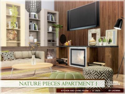 Nature Pieces – Kitchen And Living Sims 4 CC