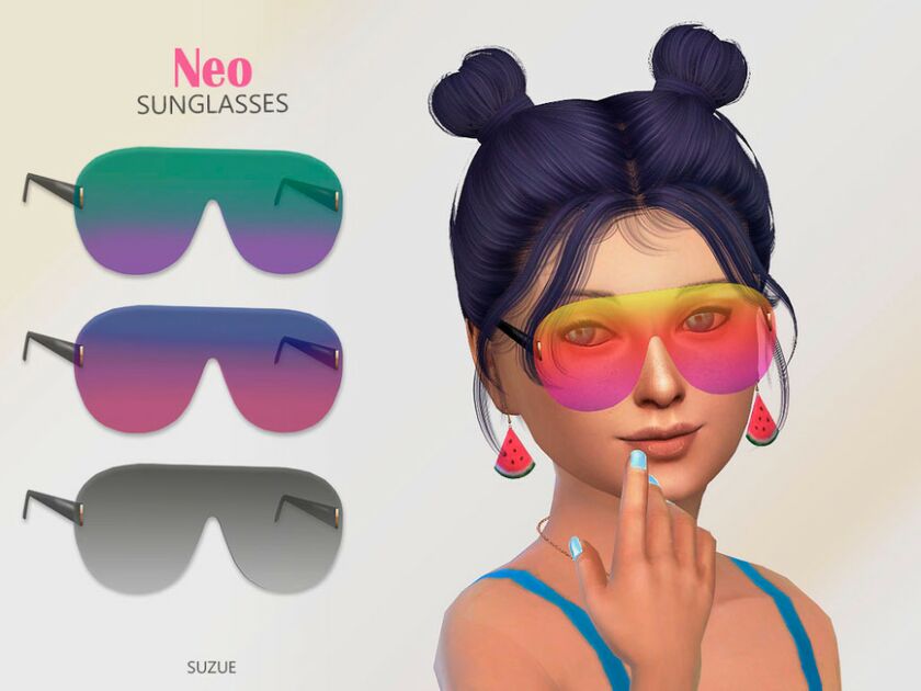 NEO Sunglasses Child By Suzue Sims 4 CC