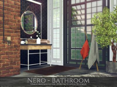 Nero – Bathroom Sims 4 CC