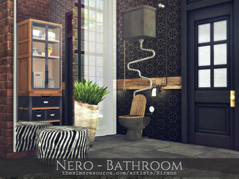 sims 4 cc nero bathroom tsr cc only by rirann 3