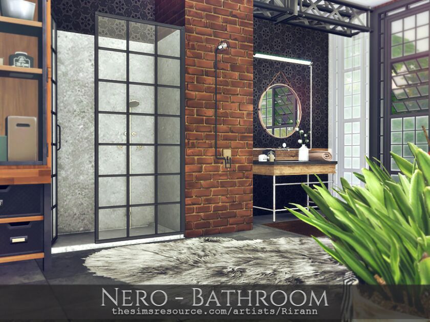 sims 4 cc nero bathroom tsr cc only by rirann 4